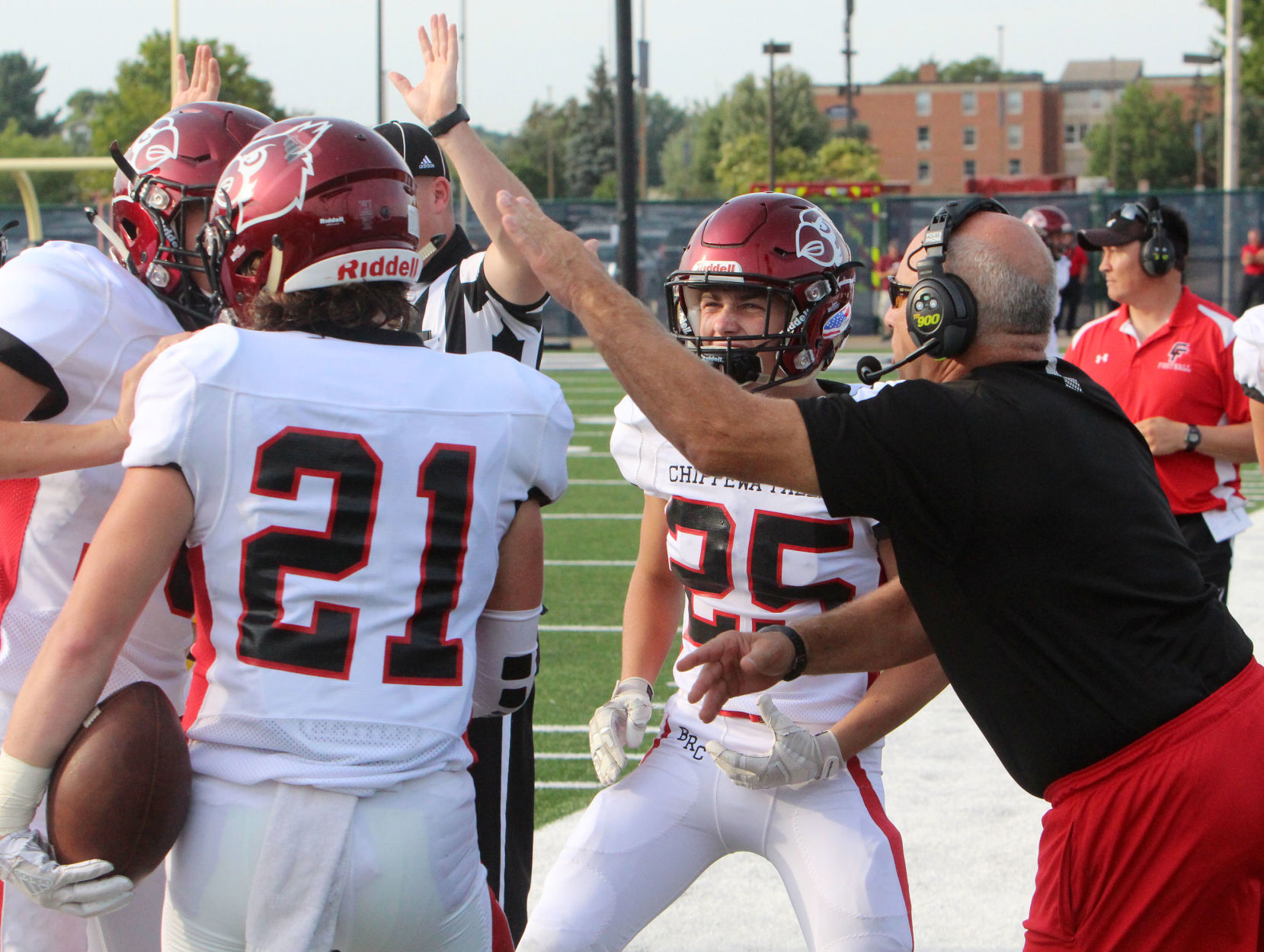 Chi-Hi football at Menomonie 8-31-18